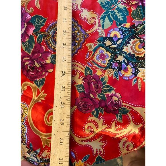 Vintage intimate moods pj gown USA Medium M red - Picture 7 of 7